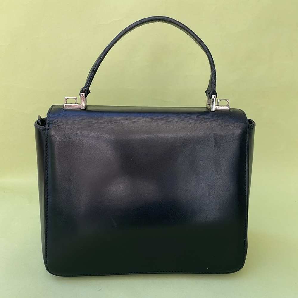 Vintage 90’s black/silver Gucci mini bag with removable shoulder strap - Picture 10 of 17